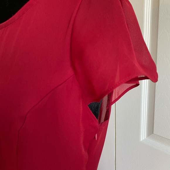 Dark red Forever 21 Short sleeved dress - Picture 3 of 7